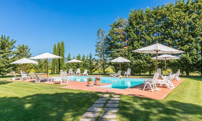 Suvereto Villa | Nice apartment in villa for 4 guests with pool, A/C, WIFI and terrace