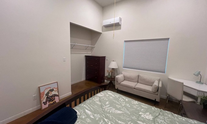 College East Apartment | Nice bedroom with shared bathroom in a three bedroom house, other 2 rooms rented