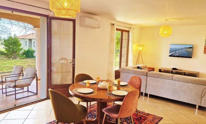 Querciolo Villa | Nice house on wooded plot 5 min from the sandy beach/air conditioning and wifi