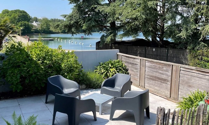 Fouesnant House | Nice House With Sea View - Beach At Walking Distance