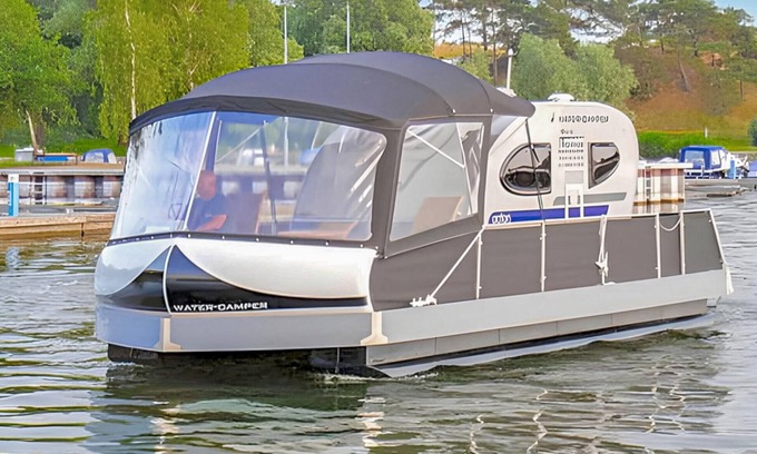 Meesiger Boat Rental | Nice ship in Verchen with kitchen