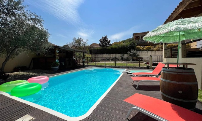 Aigues-Vives Villa | Nice villa, 20 minutes from the beaches and 5 minutes from the A9 motorway