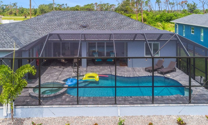 Pine Valley House | Nicest home in Rotonda! New home with spa, on canal with dock- so many amenities