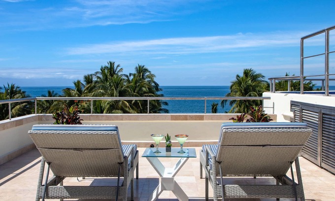 Nuevo Vallarta Condo | Nitta 2 bedroom Fantastic ocean Views with dipping pool and huge Deck