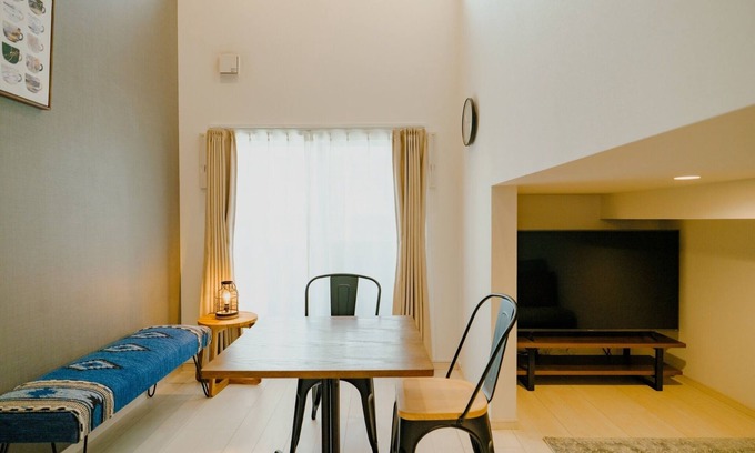 Nishi Ward Apartment | No 205 Close to Kumamoto station with kitchen Queen bed 55inch TV with video app/Kumamoto Kumamoto