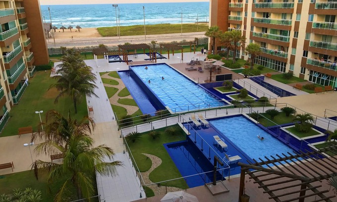 Manuel Dias Branco Apartment | NO Melhor DA Praia DO Futuro, Terreo, 03 Quartos, 02 Suítes