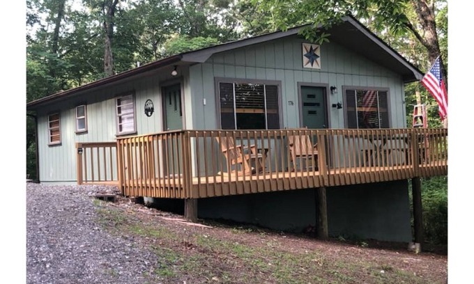 Robbinsville Cabin | No steps and dogs welcomed!