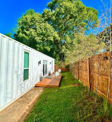Athens House | Nomehaus shipping container studio residential neighborhood ATHENS