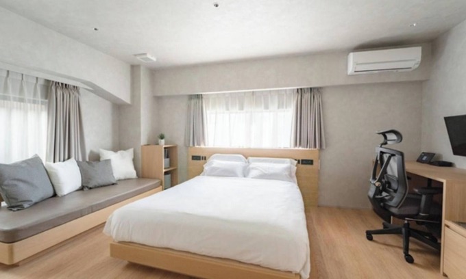 Tenjin Hotel | Nonsmoking Deluxe double room with balcony R/Fukuoka Fukuoka