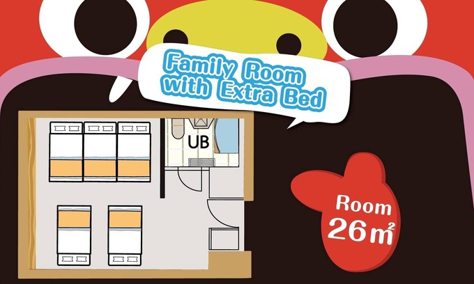 Asato House | Nonsmoking Family room Simmons bed 26 sqm | Pla / Naha Okinawa