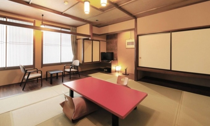 Kaminoyama Hotel | Nonsmoking Japanesestyle room with 125 tatami/Kaminoyama Yamagata