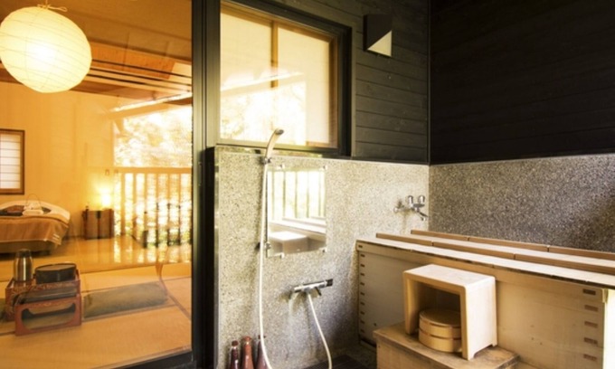Hata-gun Hotel | Nonsmoking Special JapaneseWestern room with openair cypress bath Room only/Shimanto Kōchi