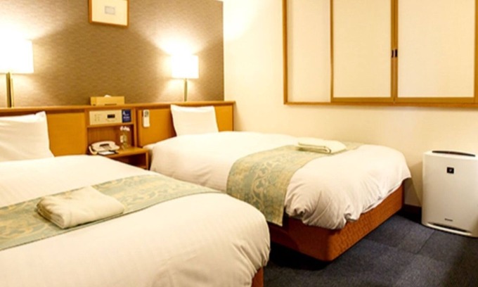 Nishinakasu Hotel | Nonsmoking Twin room Basic plan Tenjin 2 minute/Fukuoka Fukuoka