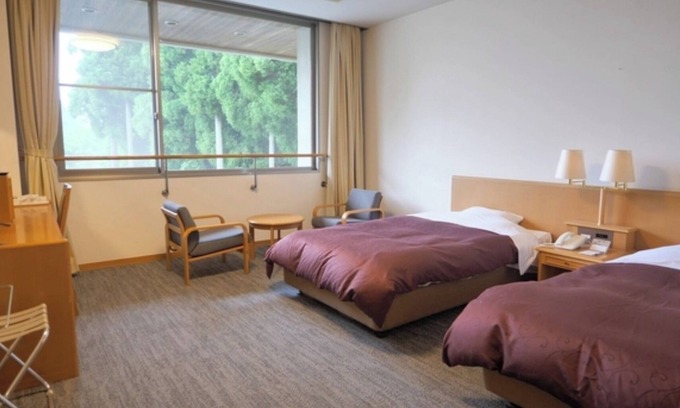 Yamato Hotel | Nonsmoking Westernstyle twin room Room only/Kamimashiki-gun Kumamoto