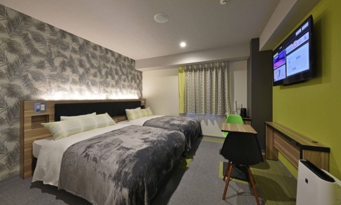 Nago Hotel | NonsmokingUniversal Twin RoomBreakfast include/Nago Okinawa