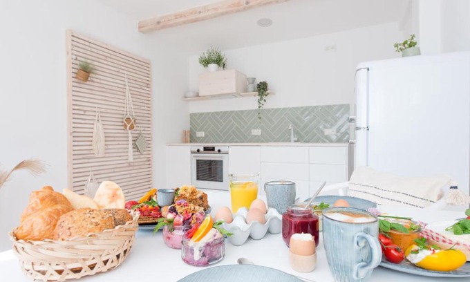Danisch Nienhof Apartment | Nordic Bo -Wellen Wald und wilde Küste- Strandnahe Doppelhaushälfte mit Waldterrasse