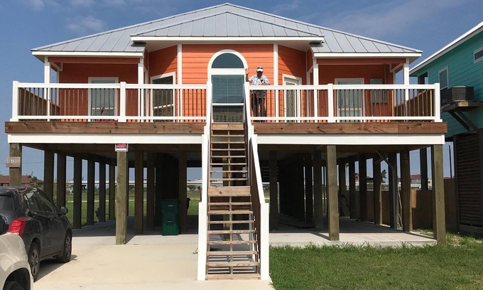North Beach House | North Beach beach house, beautiful ocean views, one block from Gulf of Mexico