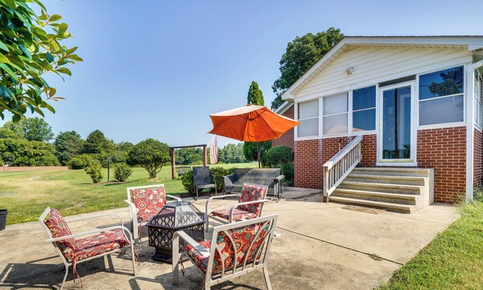 Mebane House | North Carolina Getaway w/ Patio on 4 Acres