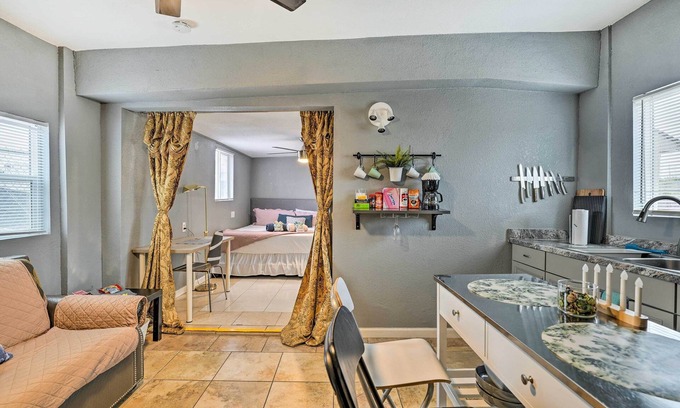 North Las Vegas Apartment | North Las Vegas Studio w/Fire Pit: 10 Mi to Strip