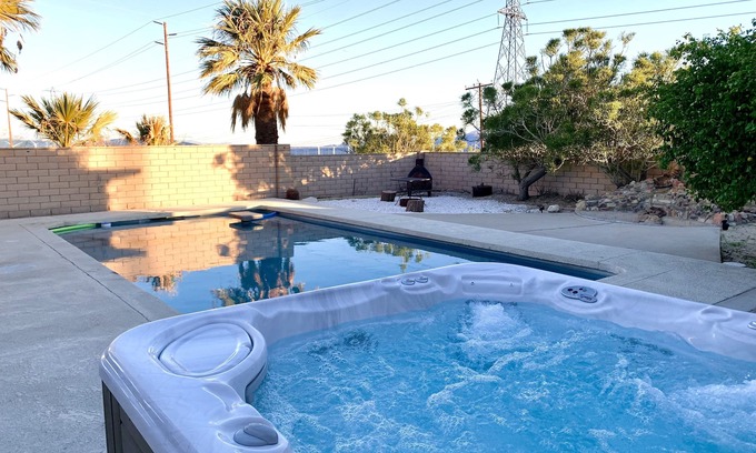 Palm Springs House | North Palm Springs Home-1.9 Acres, Pool & Gameroom
