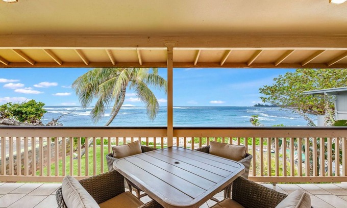 Waialee House | North Shore Beachfront Bliss! Perfect family-sized home on a sandy beach