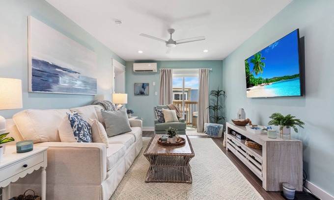 Sneads Ferry Condo | North Topsail Retreat – Oceanview 2BR/2BA Condo, Walk to Beach