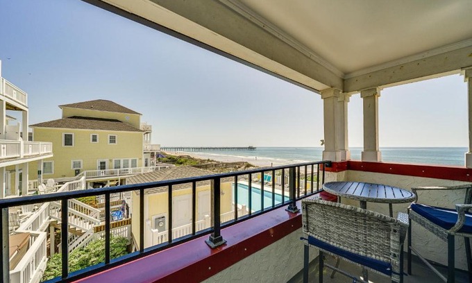 North Topsail Beach Apartment | North Topsail Beach Vacation Rental with Pool Access