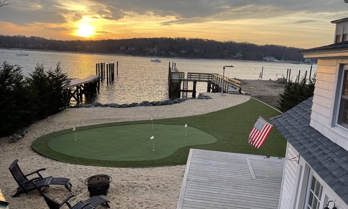 Northport Cottage | Northport quaint restored Boathouse with sunset views!