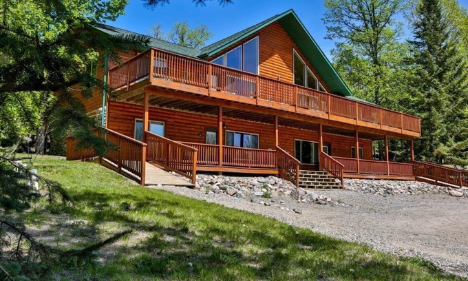 Puposky Villa | Northwoods Cabin Retreat - Steps to Resort Pool & Activities