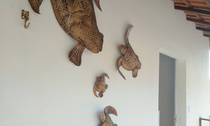 Pereque Mirim House | Nosso Aconchego in Caraguá - with en-suite and kitchen