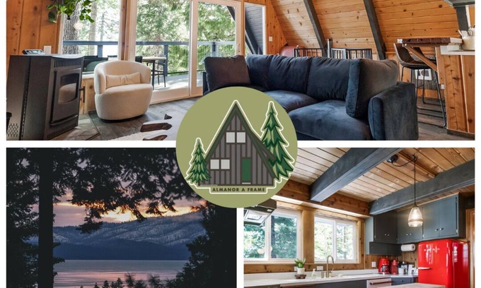 Lake Almanor Country Club Cabin | Nostalgic A-Frame Family-Friendly w/Lake & Forest Views