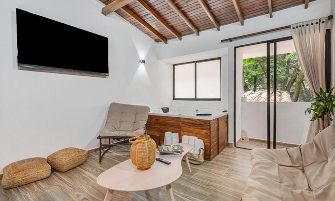 La Florida Apartment | NOWA Cumbiana Apt - with Hot Tub on Provenza's Main Street
