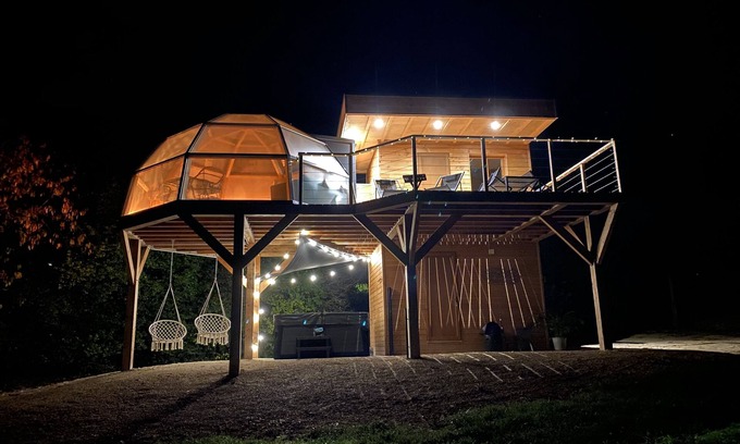 Meurville Cabin | Nuit Féerique Dans les Étoiles Dans le Vignoble Aubois