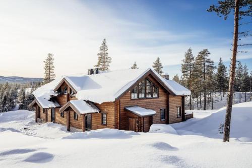 Idre House | Nybyggd stuga, modern arkitektur - panoramautsikt