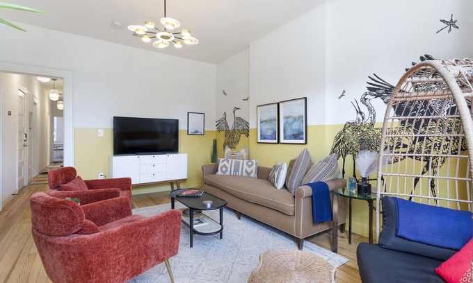 McGinley Square Apartment | NYC in Mins-JerseyCity retreat near PATH w/parking The Blue