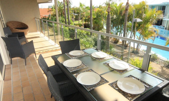 Salamander Bay Apartment | Oaks Pacific Blue, 339/270 Sandy Point Road - HUGE RESORT LAGOON POOL