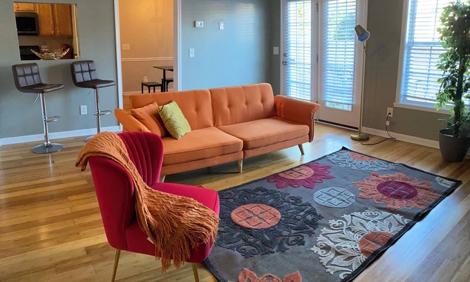 McLeansville House | Oasis Charming 3-bedroom house in Greensboro with WiFi, fitness room
