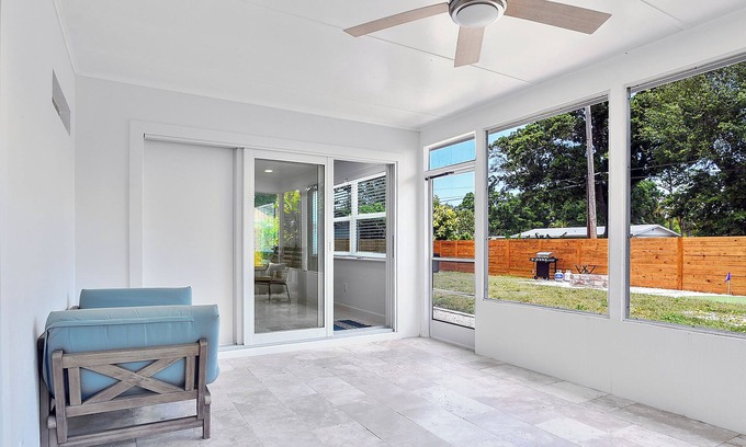 Vero Beach South House | Oasis: Hot tub, fire pit, mini golf, fun!
