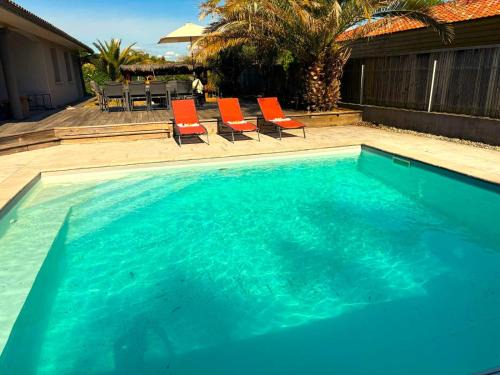 Magescq Villa | Oasis Villa Magescq Votre paradis avec Piscine et Jacuzzi