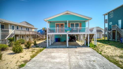 Surf City House | Ocean Breeze Cottage - Ocean View Home with Private Pool and Fire Pit