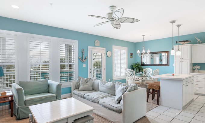 Indian Beach Condo | Ocean Club K102, Soundview Condo in Indian Beach, NC!