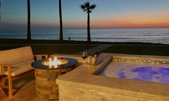 Primo Tapia House | Ocean front beach house with hot tub and breathtaking views of the Pacific.