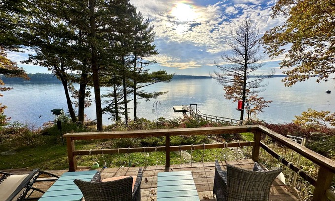 Bremen House | Ocean Front House w/Dock, Kayaks, Deck W/Stunning Views Of Audubon's Hog Island
