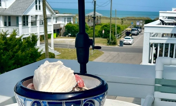 North Carolina Coast Condo | Ocean & Harbor Views -1 bed ,1 full bath, sleeps 4. Just steps from the Ocean