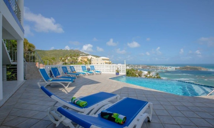 Dawn Beach Estates Villa | Ocean Pearl, Dawn Beach by Personal Villas - Spacious Pool Deck