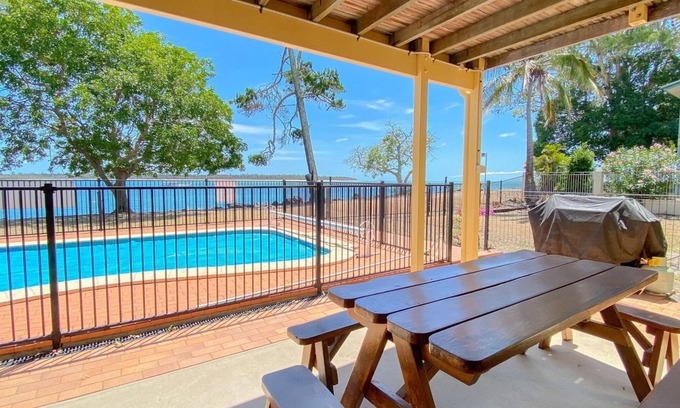 Traviston House | Ocean Shores DOWN - Burrum Heads- Riverfront - Pool - 2BR
