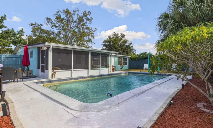 Tropic Cottage | Ocean Themed Cottage With A Heated Pool
