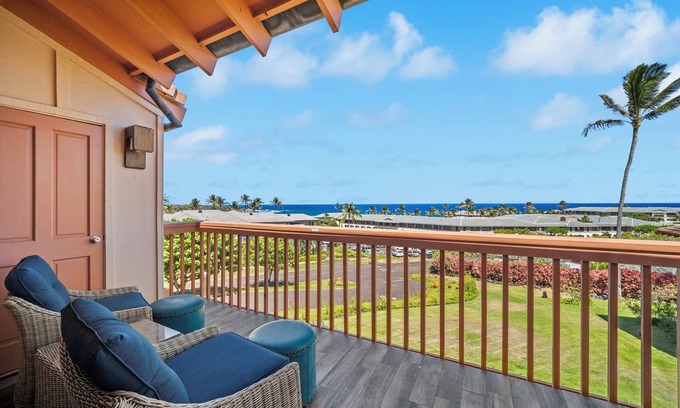 Poipu Condo | Ocean View | 2 Pools | Spacious 3-Bed Makanui Condo in Poipu