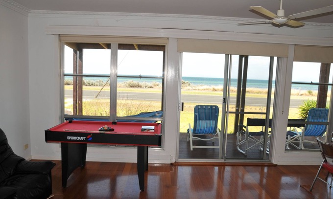 Indented Head House | Ocean view Beach Front House Esplanade Portarlington Indented head