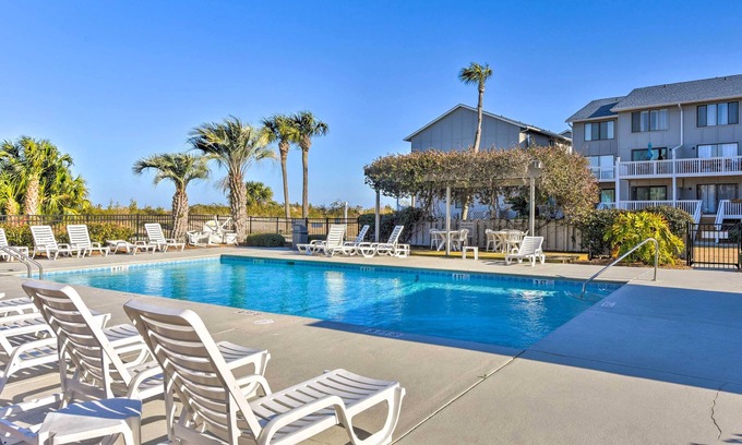 Oceanmarsh Subdivision Condo | Ocean-View Saint Helena Island Condo - Pool Access